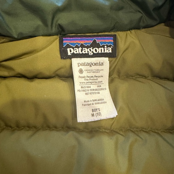 kids patagonia down vest size M 10 - Picture 2 of 3